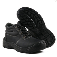 Chaussures de sécurité antidérapantes en cuir résistant à l'huile pour travailleurs de la construction de haute qualité