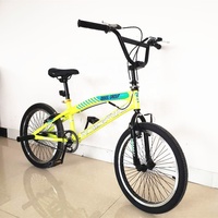 Vélo Freestyle pas cher de 20 pouces pour hommes, peinture personnalisée, vélo BMX à vitesse unique, acier à haute teneur en carbone, 20 pouces, confortable, 1.2
