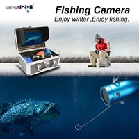 Monitor Layar HD 7 Inci Kamera Bawah Air 20 Meter 10.8V 5100mAh Perlengkapan Memancing di Danau Es Laut Perahu