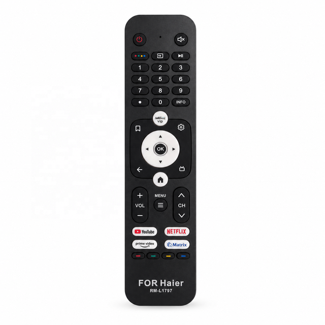 Haier Multifunction Smart TV Remote Control with Netflix Support and Custom Design 8-12m Range for Haier Multifunction Smart TVs