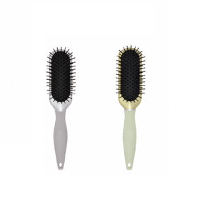 Brosse à cheveux professionnelle de salon, manche en M, rouleau en céramique, poils de sanglier doux, poignée en caoutchouc antidérapante - Product Image 2