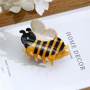 Nuevas Pinzas para el Cabello con Diseño de Abeja, de Acetato, Estilo Europeo y Americano, Personalizadas y Creativas, para Mujeres - Product Image 6