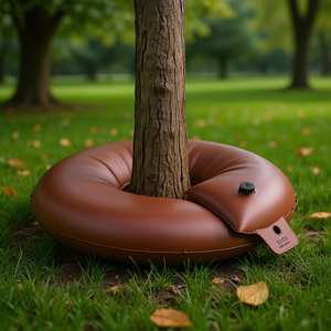 Anillo de Riego para Árboles de 16 Galones, Sistema de Riego por Goteo de PVC, Reutilizable, Recargable, Kit de Riego de Liberación Lenta para Árboles de Jardín - Product Image 2