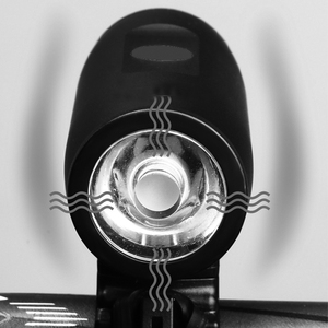 Luce anteriore a <span class=keywords><strong>LED</strong></span> per scooter, ricaricabile tramite USB, alimentata a batteria, in plastica ABS, nera, faro per <span class=keywords><strong>bicicletta</strong></span> da esterno per M365/ES2 - Product Image 2