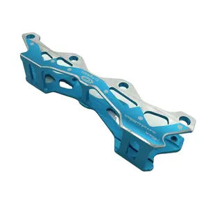 Custom Adjustable Aluminum Alloy CNC Machined Hold Wheels Frame Inline Speed Roller Skates Chassis Bracket