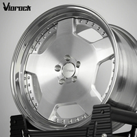 Rines Viorock Personalizados de Borde Ancho y Profundo de 16-24 Pulgadas 5x112 5x120 5x114.3, Ruedas Forjadas para Mercedes Clase C y E, Audi, Golf, Land Rover