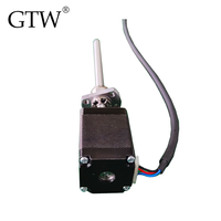 Moteur pas à pas hybride à vis à billes linéaire Nema 11 DC 24V, diamètre d'arbre 6mm, couple 0.08Nm, 2 phases GTW G0606