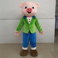 Shengye Chine Fabricant Belle Mignon En Peluche Cochon Mascotte Gonflable Festival Décoration pour Publicité Promotion Costume Costumes