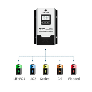 Lldsolar 100A 12V 24V 48V 200V PV đầu vào 6KW panel năng lượng mặt trời Pin Lithium controlador năng lượng mặt trời MPPT năng lượng mặt trời thông minh điều khiển sạc - Product Image 4