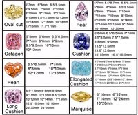 HanYu toutes couleurs 3A 8mm taille ronde CZ pierres précieuses en vrac zircone cubique