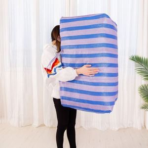 Great Class Waterproof Eco-Friendly Durable Portable Large Capacity Customized Creative pp Handheld Woven Storage Bag Zipper - Product Image 6
