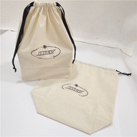 주문 Eco 폴리에스테 두 배 끈 001 를 가진 친절한 디자인 피복 주머니 베이지 색깔 면 주머니 6oz 간격 사각 Botton