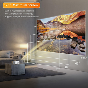 Mini projecteur portable original, projecteur LED pour enfants, home cinéma en plein air, vidéo mobile HD, mini projecteur intelligent - Product Image 5