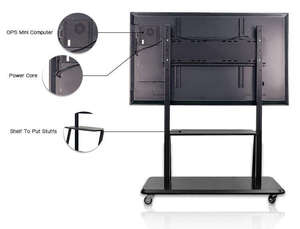 Pizarra Interactiva Inteligente con Pantalla Táctil LCD de 65 a 86 Pulgadas para Aula, Varios Tamaños Disponibles - Product Image 4