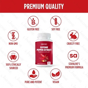 Private Label Cayenne Pepper Capsules Cayenne Pepper Extract Capsules Supports Circulation Heart Health - Product Image 6