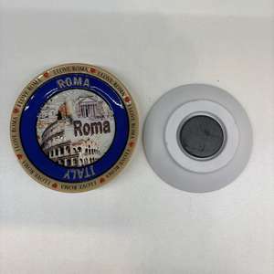 Sous-verres en céramique Trio Luxury Model TRIO, lot de sous-verres ronds en <span class=keywords><strong>ardoise</strong></span> naturelle pour bar, cuisine, maison, avec <span class=keywords><strong>aimant</strong></span> - Product Image 3