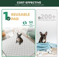 OEM/ODM Tapis d'apprentissage pour chiens réutilisables, imperméables et anti-fuites, lavables, avec logo couleur personnalisé, matelassés