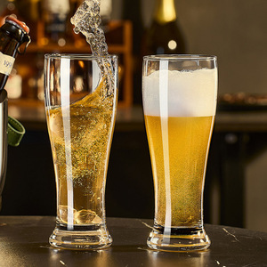 Verre à bière artisanal transparent épais et élégant, personnalisable avec logo, idéal comme cadeau d'entreprise unique – Marque <span class=keywords><strong>Nonic</strong></span> Pint - Product Image 2