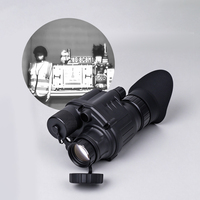 Kacamata Penglihatan Malam PVS14 NVG Monokuler Gen2+ FOM1600 Tahan Air untuk Pengamatan Satwa Liar di Luar Ruangan