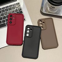 Étui de téléphone en TPU de luxe 1,5 mm pour Samsung Galaxy A07 A17 A27 A37 A57, coque de téléphone portable souple et colorée en TPU