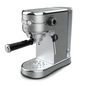 Italienische professionelle Kaffeemaschine elektrisch 2-in-1 Espressomaschine mit Dampfer