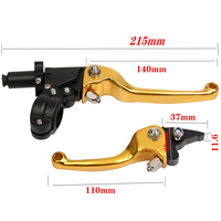 Levier de frein et d'embrayage personnalisé CNC pour motos Honda Yamaha Kawasaki Suzuki - Accessoires de la série CRF YZF XR CQR ASV