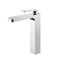 Cartouche de raccordement pour robinet de lavabo simple en laiton chromé, pour mitigeur de lavabo