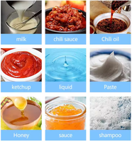 Machine de remplissage et de scellage de liquides en petits sachets de qualité alimentaire pour la sauce soja, le vinaigre et l'eau
