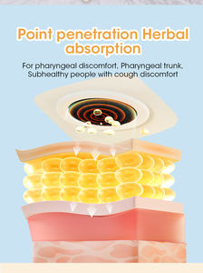 Productos a base de hierbas OEM ODM Yeso para la tos para niños Parches para la garganta Parche para aliviar el dolor - Product Image 6