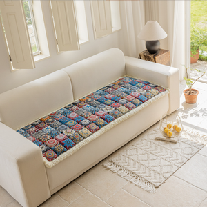 Housse de siège antidérapante en flanelle douce pour chiens et chats - Classique, luxueuse, respirante, en coton polypropylène, protectrice, toutes saisons - Product Image 2