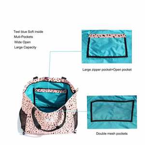 Factory Wholesale Directly Custom Logo Eco-Friendly Cute Polyester Women Gym Tote <b>Bag</b> with Storage <b>Yoga</b> Mat - Product Image 4
