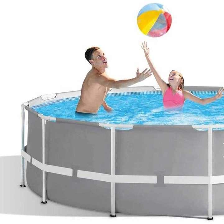 INTEX 26716 Pool Set - Premium Steel Round Swimming Pool