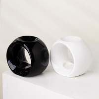 Diffuseur d'arômes décoratif en céramique pour huiles essentielles, brûleur de bougies chauffe-plat, pour cire fondue