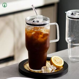 Gobelet en verre robuste de 32 oz avec poignée pour les conducteurs de camions, usage quotidien - Product Image 2