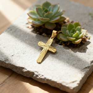 Collar de Cruz de Acero Inoxidable para Hombre, Estilo Vintage, con Colgante de Jesús Personalizado, Joyería - Product Image 6