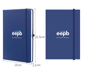 A5 bloco de notas elástico com personalização logotipo capa colorida Student business fashion Diário scrapbook