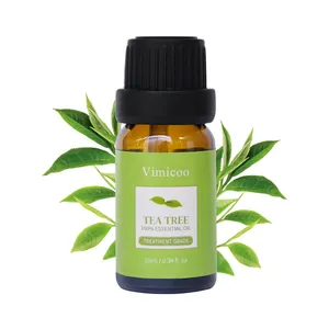 Wholesale Custom Aromatherapy Massage Reduce Dandruff Hair Care 100% Pure Tea Tree Essential Oil
