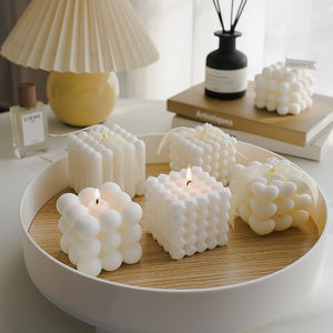 Candela Aromaterapica Creativa a Forma <span class=keywords><strong>di</strong></span> <span class=keywords><strong>Cubo</strong></span> <span class=keywords><strong>di</strong></span> <span class=keywords><strong>Rubik</strong></span> <span class=keywords><strong>Bianco</strong></span>, Stile Instagram Semplice, Buona Fragranza per l'Atmosfera <span class=keywords><strong>di</strong></span> Casa e Camera da Letto - Product Image 3