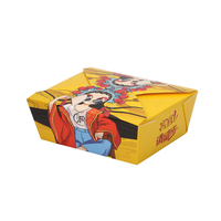 Boîte à emporter pour poulet frit à la coréenne, non pliable, boîte en papier anti-graisse de qualité commerciale pour cuisses, ailes, filets, personnalisable