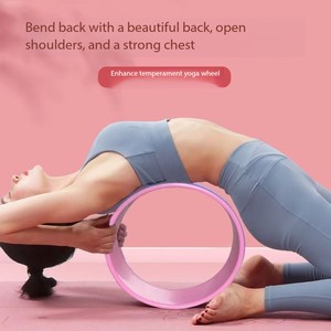Roue de yoga en TPE de qualité supérieure, anneau de Pilates, roue de massage 3D, roue de yoga solide pour étirements du dos, pour les tissus profonds du dos - Product Image 3