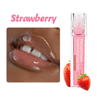 Aangepaste lipverzorgende vloeibare lippenbalsem met applicator, dierproefvrij, veganistisch, verlichtende make-up, fruitig aroma, jojoba-olie, hyaluronzuur