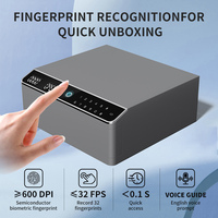 Coffres-forts en acier antivol personnalisés avec serrure à empreintes digitales et mot de passe pour le rangement de bijoux à domicile