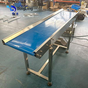 Fabricant de convoyeur Convoyeur à bande en PVC avec cadre en acier inoxydable pour ligne de convoyeur de production - Product Image 6