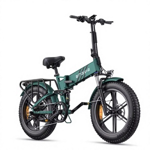 Bicicleta Eléctrica Engwe de 20 Pulgadas con Suspensión Completa, Motor de 250w 48v, Pro 2.0, Neumáticos Gruesos, Bicicleta Eléctrica Plegable de Montaña - Product Image 1