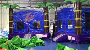 <span class=keywords><strong>Venta</strong></span> directa de fábrica, casa de rebote inflable de mármol, Castillo de salto de palmera - Product Image 4