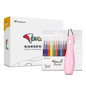 Tenwin 8084 penna ricaricabile per aerografo elettrico di cancelleria Back To School per la promozione di arte e artigianato regalo per bambini torna a scuola