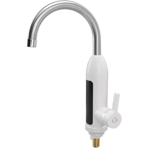 Grifo de Cocina Eléctrico Moderno de un Solo Grifo con Calentamiento Instantáneo, Pantalla LED, Control Termostático y Construcción de Acero Inoxidable - Product Image 1