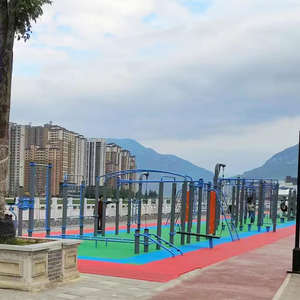 Barras <span class=keywords><strong>de</strong></span> acero multiusos para exteriores, equipo <span class=keywords><strong>de</strong></span> fitness funcional para uso en parques públicos - Product Image 4