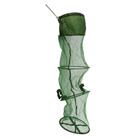 Nasse de pêche pliable portable anti-rayures avec fil flottant pour accessoires de pêche L