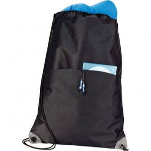 210D Polyester <b>Drawstring</b> <b>Backpack</b> Bags with Customized logo Printing - Product Image 2